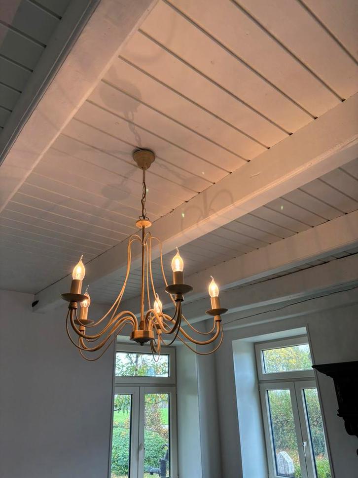 Plafond lamp/ kroonluchter, Huis en Inrichting, Lampen | Kroonluchters, Zo goed als nieuw, Ophalen