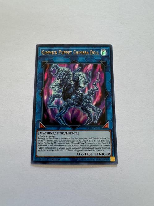 Yu-Gi-Oh! Gimmick Puppet Chimera Doll - BLHR-EN053 - Battles, Hobby en Vrije tijd, Verzamelkaartspellen | Yu-gi-Oh!, Nieuw, Losse kaart