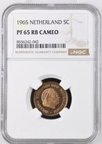 5 cent 1965 NGC Proof 65 RB CAM (€ 350), Verzenden, Koningin Juliana, 5 cent, Losse munt