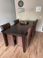 Eethoek met stoelen, Huis en Inrichting, Ophalen of Verzenden, Zo goed als nieuw
