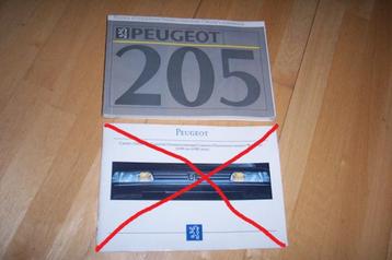 Gebruikershandleiding voor PEUGEOT 205   1983/1998 beschikbaar voor biedingen