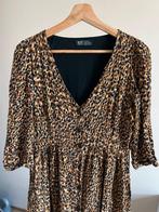 Zara L dress midi 3/4 panter luipaard pattern halflange jurk, Kleding | Dames, Zara, Maat 42/44 (L), Ophalen of Verzenden, Onder de knie