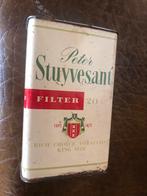 Opbergblikje voor pakje sigaretten Peter Stuyvesant.H.9,3 cm, Verzamelen, Rookartikelen, Aanstekers en Luciferdoosjes, Tabaksdoos of Verpakking