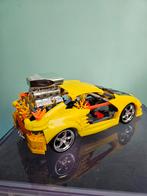 Knex race auto en boxen met wat onderdelen., Kinderen en Baby's, Speelgoed | Bouwstenen, Ophalen, Gebruikt, K'nex