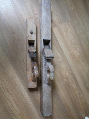 2x Schaven Schaaf Antiek Vintage Oud Gereedschap beschikbaar voor biedingen