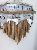 Woondecoratie Stoer en sober Houten hart, Ophalen of Verzenden, Zo goed als nieuw, Wandklok