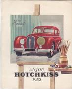 Hotchkiss vouwfolder 1952 oldtimer klassieker frans, Overige merken, Ophalen of Verzenden, Zo goed als nieuw