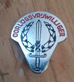 Pin Speld Button Oorlogsvrijwilliger., Ophalen of Verzenden
