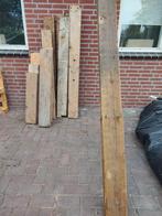 Houten balken gordingen 15,5 x 6 diverse lengten staan droog, Tuin en Terras, Palen, Balken en Planken, Ophalen, Gebruikt, 250 cm of meer
