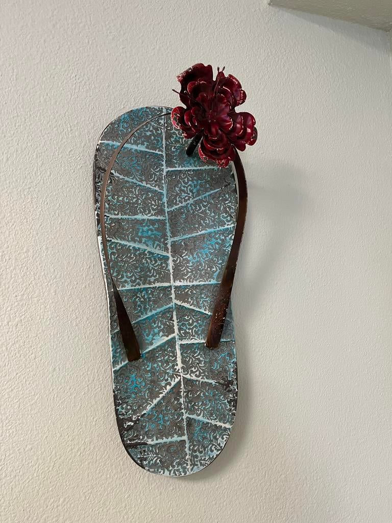 Wanddecoratie teenslipper, Ophalen of Verzenden, Zo goed als nieuw