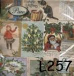 OPRUIMING servetten decoupage – vintage L257, Verzenden, Nieuw, Materiaal
