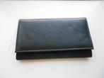 KOOPJE!!! Zwarte leren portefeuille met veel vakjes, 2.95., Ophalen of Verzenden, Nieuw, Zwart, Leer