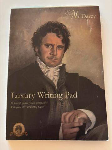 Mr Darcy Jane Austen schrijfblok beschikbaar voor biedingen