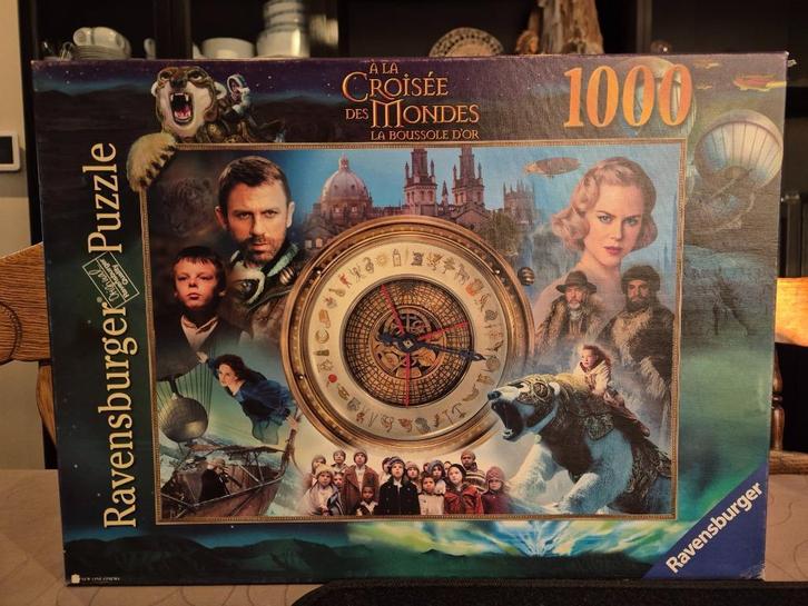 Ravensburger puzzel S la Croisee des Mondes, Hobby en Vrije tijd, Denksport en Puzzels, Zo goed als nieuw, Legpuzzel, 500 t/m 1500 stukjes