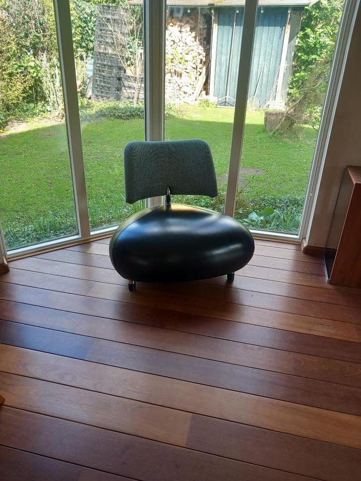 Leolux Pallone, Huis en Inrichting, Fauteuils, Zo goed als nieuw, Leer, 75 tot 100 cm, 75 tot 100 cm, Ophalen