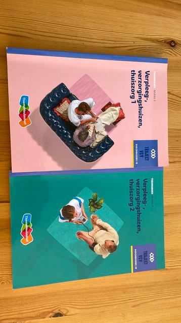 Theorieboeken verpleeg-, verzorgeringshuizen, thuiszorg 1&2 beschikbaar voor biedingen