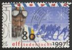 Nederland 1997 1710 Elfstedentocht, Gest, Postzegels en Munten, Na 1940, Ophalen of Verzenden, Gestempeld