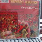 Stravinsky Robertson - Vioolconcerten CD, Ophalen of Verzenden, Modernisme tot heden, Gebruikt, Orkest of Ballet