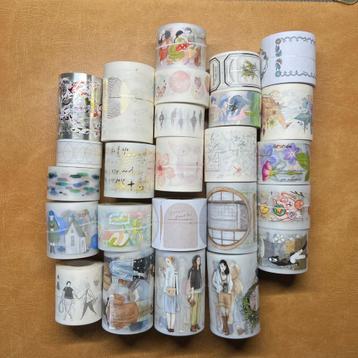 Loops en Rollen PET- en Washi tapes beschikbaar voor biedingen