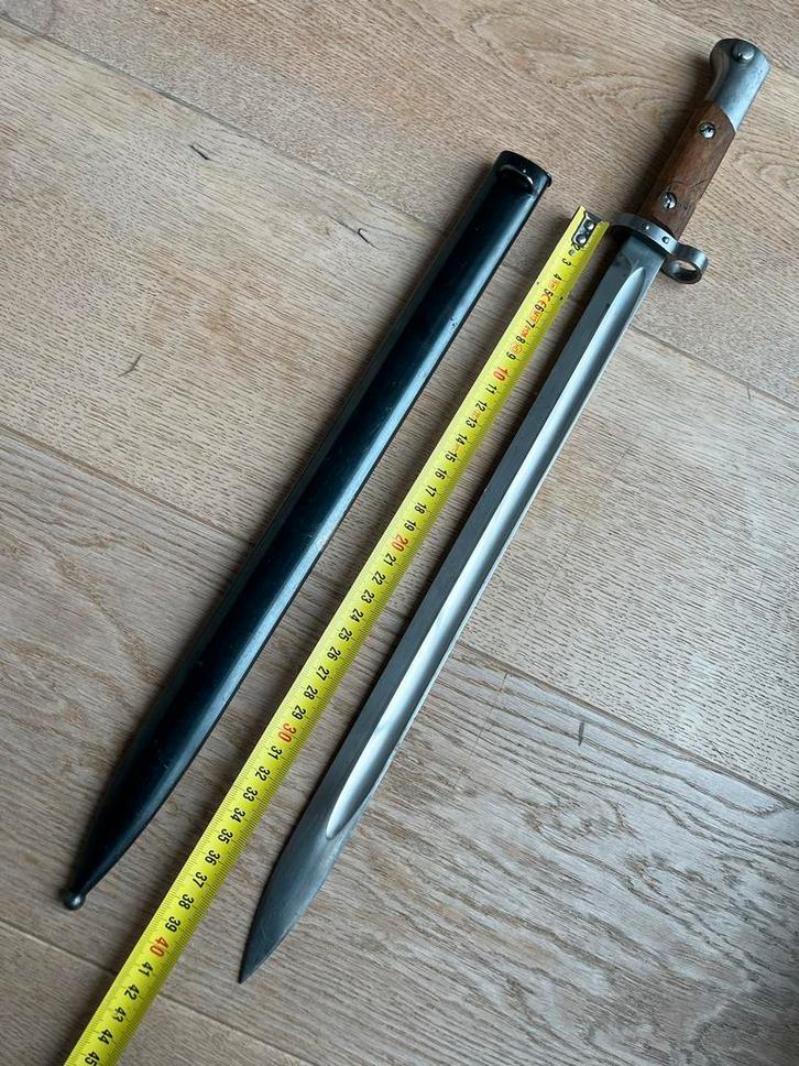 Perzisch Mauser M98/29 Bajonet, Verzamelen, Militaria | Algemeen, Overige soorten, Zwaard of Sabel, Azië, Ophalen of Verzenden