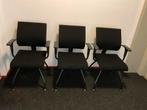 3 Ahrend bureaustoelen/vergaderstoelen, Ophalen, Gebruikt, Zwart