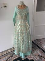Bollywood style lehnga, Kleding | Dames, Maat 38/40 (M), Overige typen, Blauw, Nieuw