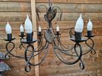 Hanglamp 8 lichtpunten, Huis en Inrichting, Lampen | Hanglampen, Ophalen of Verzenden, Gebruikt, Metaal, 50 tot 75 cm