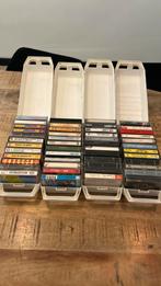 48 cassettebandjes met opbergdozen, Ophalen of Verzenden, Zo goed als nieuw, Overige genres, 2 t/m 25 bandjes