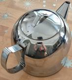 Dubbel wandige theepot ., Huis en Inrichting, Keuken | Potten en Pannen, Ophalen, Zo goed als nieuw, Rvs