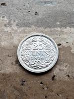 25 cent 1916 Wilhelmina, zeer mooie kwaliteit, Zilver, 25 cent, Ophalen of Verzenden, Koningin Wilhelmina