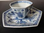 Chinees porselein Kangxi  kopje en schotel 18e eeuw, Antiek en Kunst, Ophalen of Verzenden