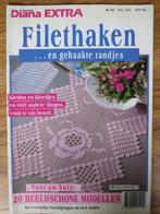 Diana extra filethaken 43 20 modellen, Ophalen of Verzenden, Zo goed als nieuw, Haken, Patroon of Boek