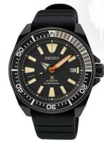 Seiko SRPH11K1 Samurai black, Sieraden, Tassen en Uiterlijk, Horloges | Heren, Seiko, Staal, Polshorloge, Nieuw