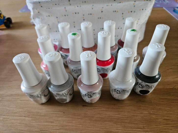 15 Stuks Gelish Gellak - Diverse Kleuren, Sieraden, Tassen en Uiterlijk, Uiterlijk | Cosmetica en Make-up, Nieuw, Make-up, Handen en Nagels