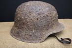 WW2 M42 Watervondst RELIC Normandië., Ophalen of Verzenden, Landmacht, Duitsland, Helm of Baret