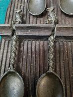 lepelrek met 5 lepels ooievaars vintage, Ophalen of Verzenden