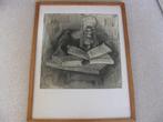 Phil Grisel ( 1923-2008). Pentekening/ aquarel. 1942., Ophalen of Verzenden