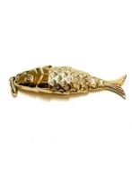 14k gouden vis hanger, -, -, Ophalen of Verzenden, Zo goed als nieuw