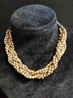 Vintage bronze gepaneerde ketting India 1962 munt sluiting, Sieraden, Tassen en Uiterlijk, Kettingen, Verzenden, Zo goed als nieuw
