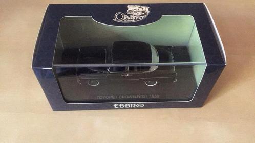 EBBRO TOYOPET CROWN RS211959 ZELDZAAM + VITRINE NIEUW, Hobby en Vrije tijd, Modelauto's | 1:43, Nieuw, Auto, Overige merken, Ophalen of Verzenden