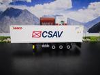 Wsi 04-2187 CSAV 40FT Container & 03-1010 Container Chassis, Hobby en Vrije tijd, Modelauto's | 1:50, Ophalen, Nieuw, Bus of Vrachtwagen
