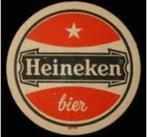 Vintage Heineken & Amstel bierviltjes, glazen, roerstaafjes,, Ophalen of Verzenden