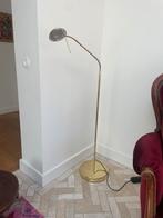 Gouden vloerlamp, Ophalen, Zo goed als nieuw, Metaal, 100 tot 150 cm