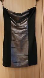 Zwart strapless jurk mt 38!, Maat 38/40 (M), Galajurk, Zwart, Ophalen of Verzenden