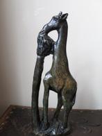 mooi handgemaakt beeld uit natuurlijk steen giraffe 29 cm, Ophalen of Verzenden