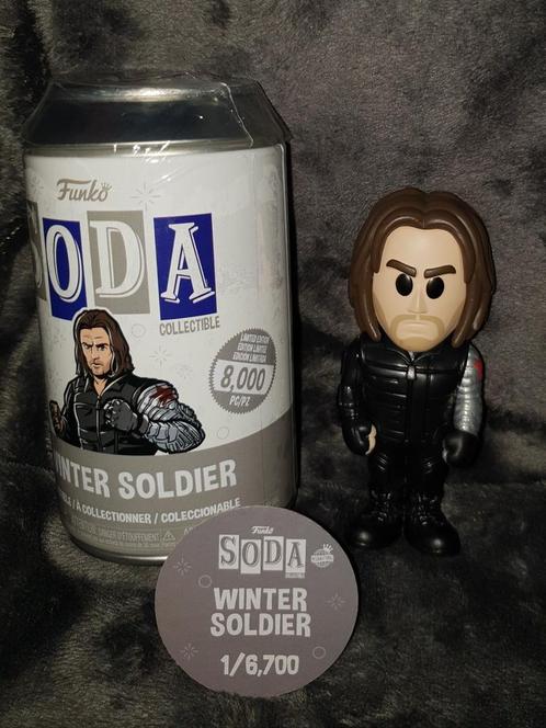 Marvel Funko Soda Pop - Winter Soldier / Bucky Barnes, Verzamelen, Poppetjes en Figuurtjes, Zo goed als nieuw, Ophalen of Verzenden