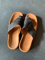 Gabor leren teenslippers maat 42, Ophalen of Verzenden, Zo goed als nieuw, Zwart, Slippers