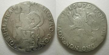 Utrecht Leeuwendaalder zilver 1679 - zeer zeldzaam beschikbaar voor biedingen