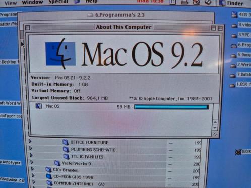 Apple Vintage iMac 400 mhz powerPC G3, 1Gb intern, Computers en Software, Apple Desktops, Gebruikt, iMac, Ophalen of Verzenden
