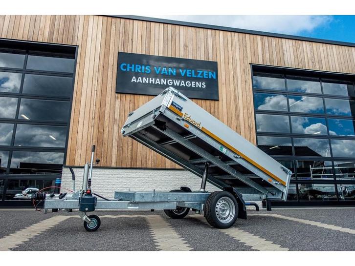 Nieuwe Eduard enkel-as kippers uit voorraad leverbaar, Auto diversen, Aanhangers en Bagagewagens, Nieuw